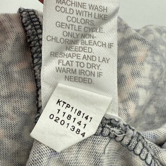 J.Jill Purejill Shirt Size Extra Large Modal Blend Multicolor Grey Tunic Top - Picture 9 of 10